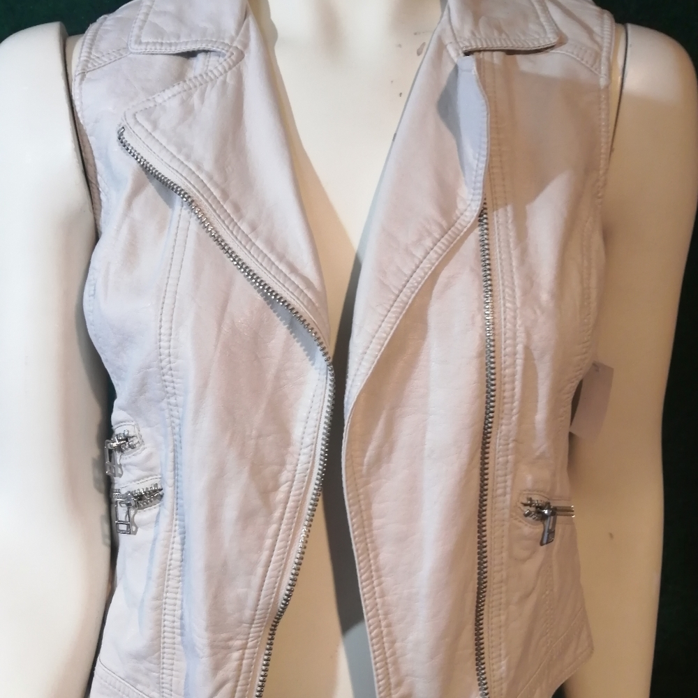 Leather vest